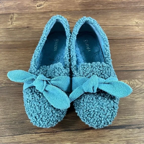 VIVAIA Audrey Faux Fur Slip-On Loafers Slippers Women’s Size 8.5 (38.5) Shoes - Picture 6 of 10